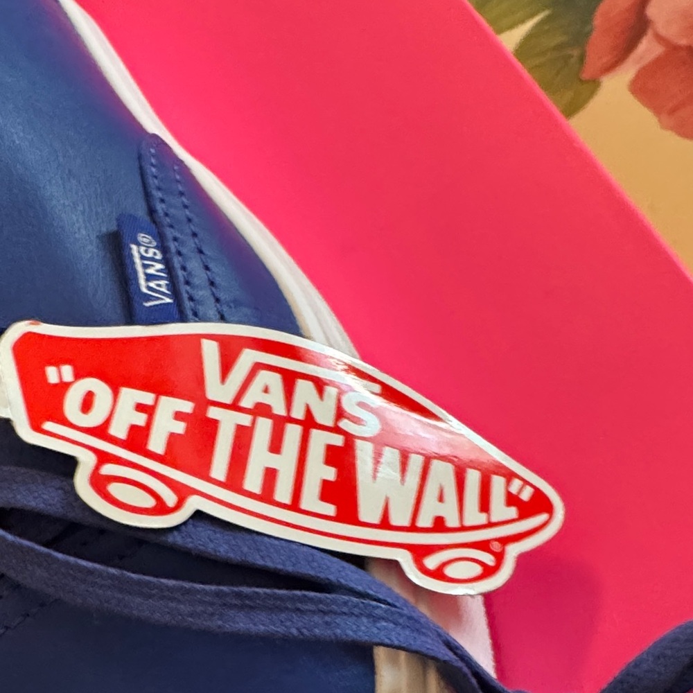 Vans Royal Blue Slip-On Shoes - Picture 10 of 10